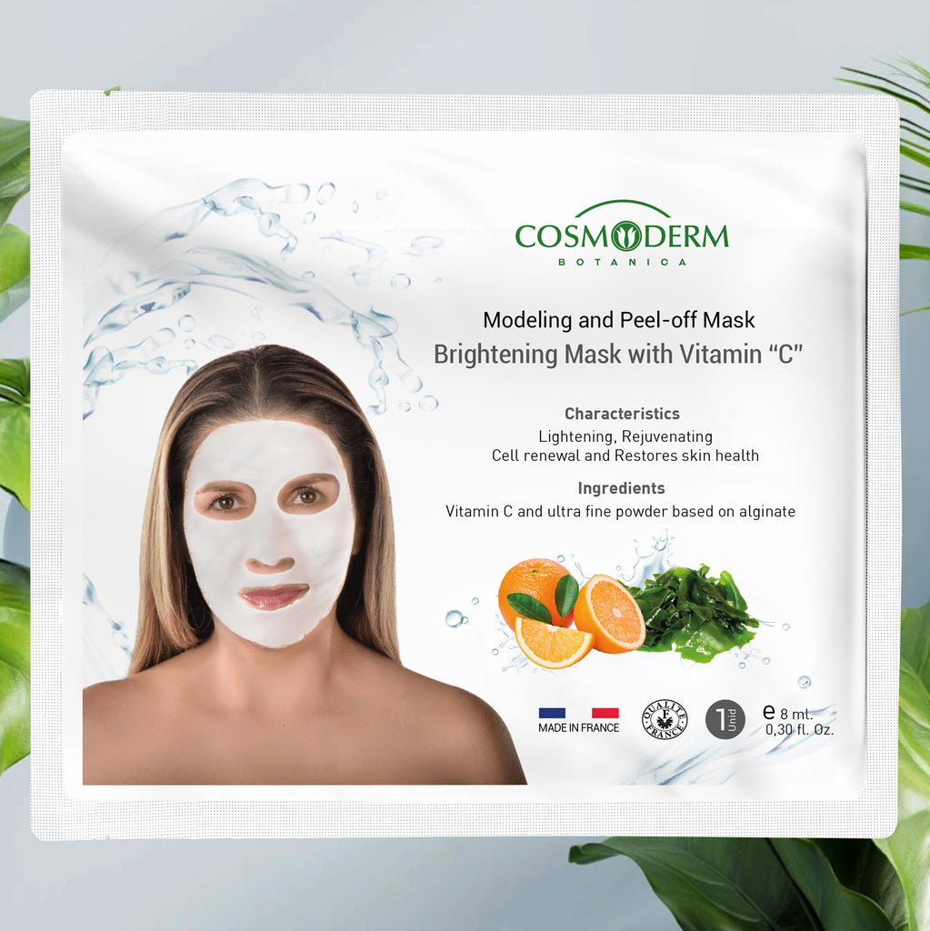 Mascarilla "Peel-Off" Aclarante con Vitamina C (Caja 250 uds) | Whitening Mask with Vitamin C "Peel-Off" (Box 250 uds)